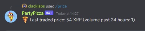 Current market price example